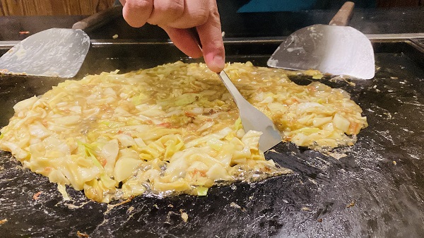 美味しいもんじゃの完成！！